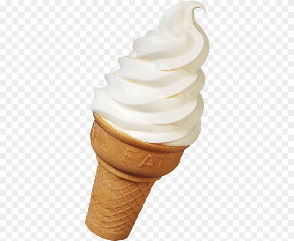 Whipped Cream On A Cone, Dessert, Food, Ice Cream, Soft Serve Ice Cream Free Transparent Png