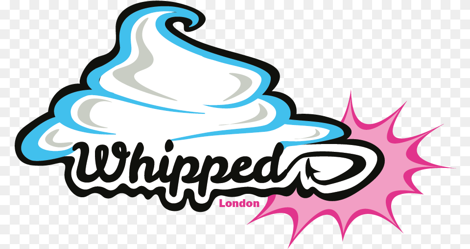 Whipped Logo Stand Up Top Secret Comedy Club Covent Garden Cream, Dessert, Food, Ice Cream, Whipped Cream Free Png Download