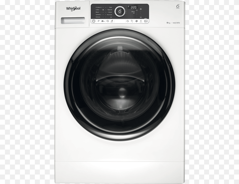 Whirlpool Supreme Care 9014 9 Kg White Washing Whirlpool Company Washing Machine, Appliance, Device, Electrical Device, Washer Free Transparent Png
