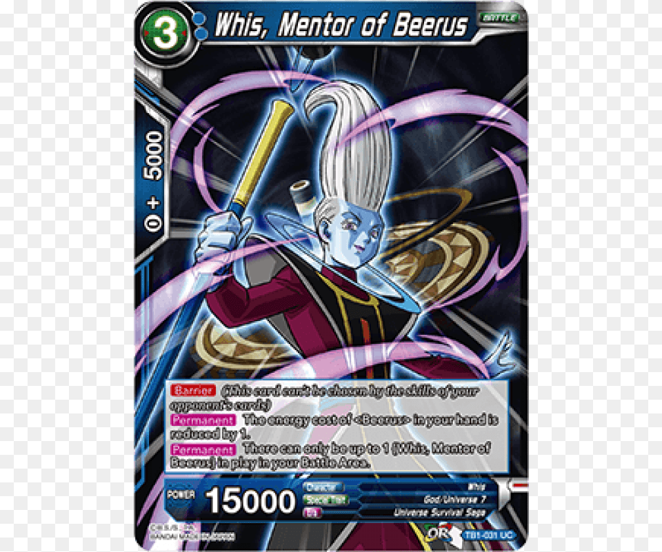 Whis Dragon Ball Super Ccg, Advertisement, Poster, Book, Comics Free Png