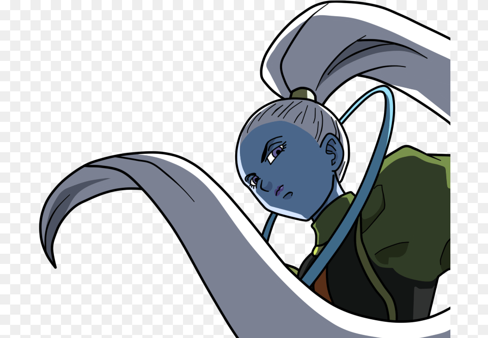 Whis Is Best God And Girl Whis Is Best Whis Dragon Ball God Girl, Book, Comics, Publication, Face Png