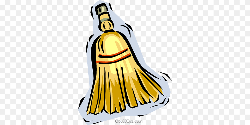 Whisk Broom Royalty Vector Clip Art Illustration, Nature, Outdoors, Snow, Snowman Free Png Download