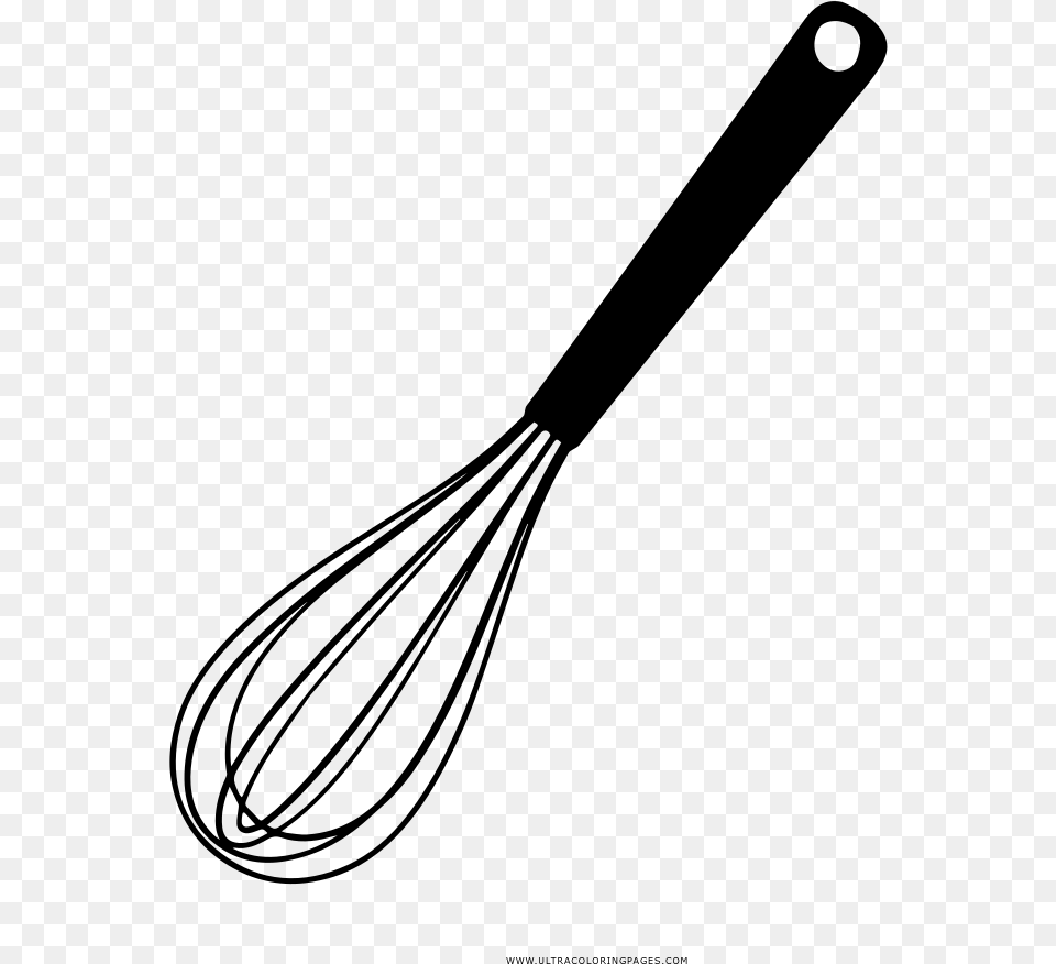 Whisk Coloring, Gray Png Image