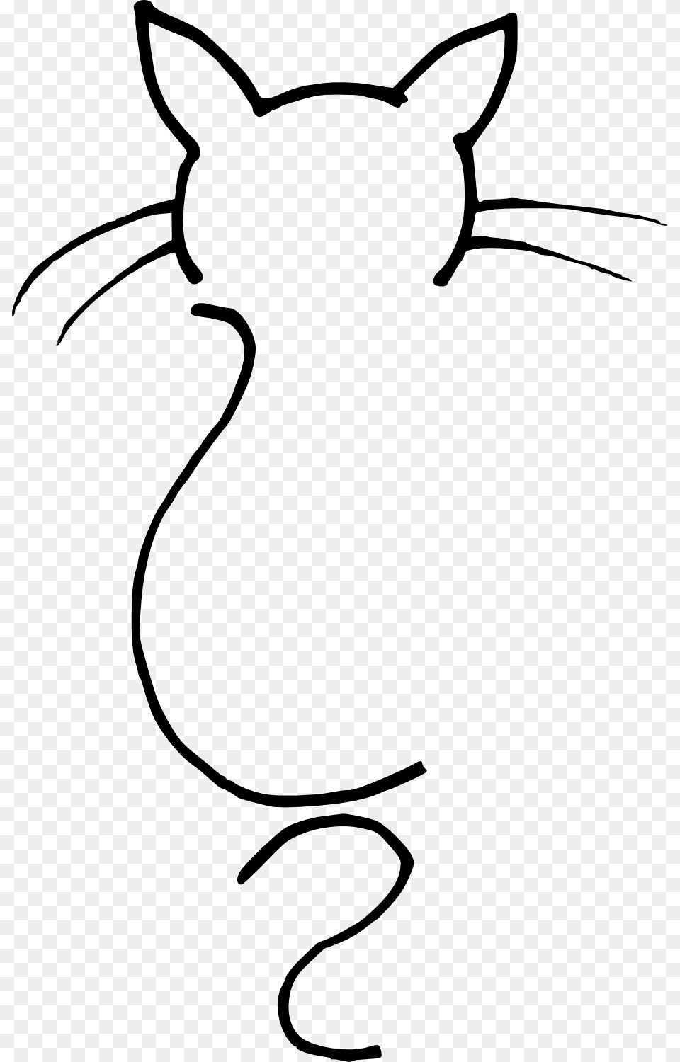 Whiskers Cat Nose, Stencil, Bow, Weapon Png Image