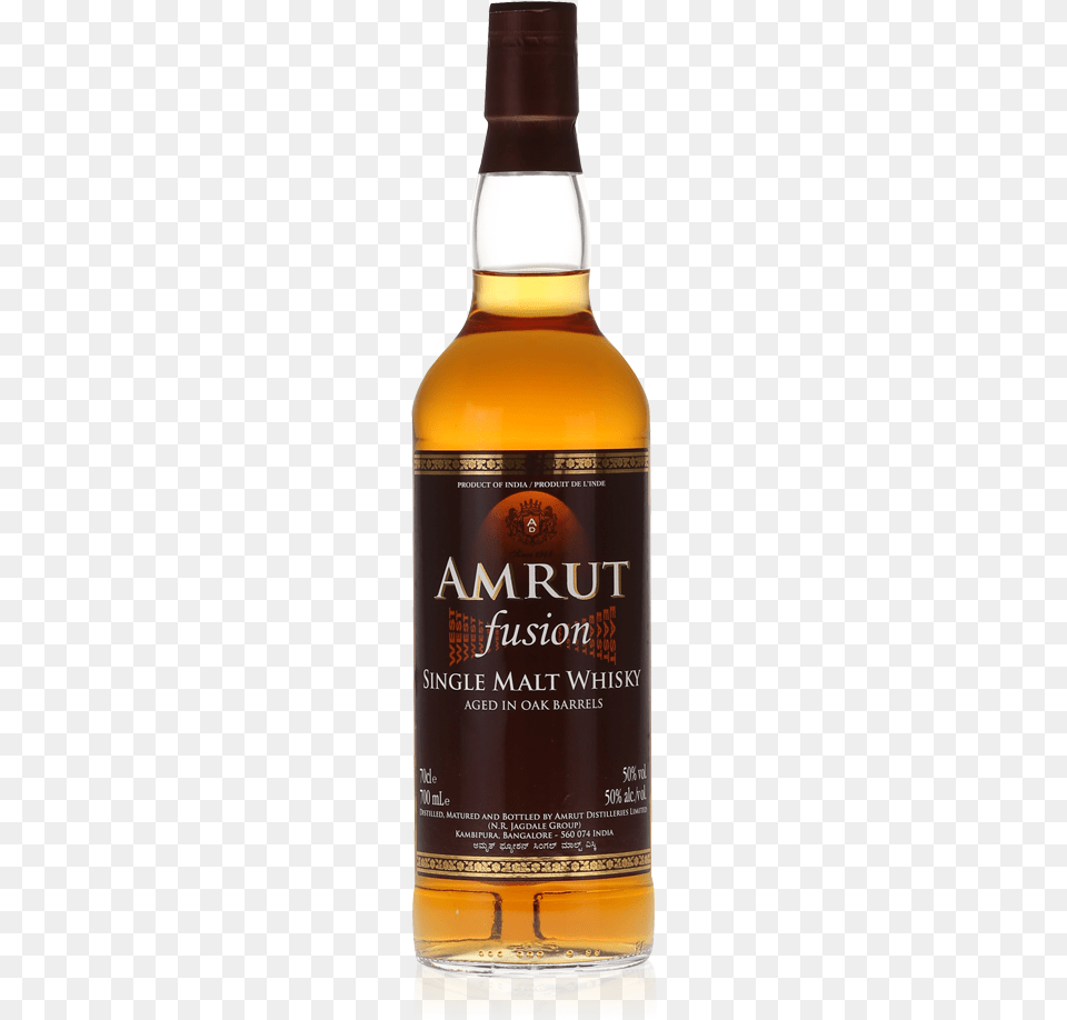 Whiskey Apitest Urls Amrut Fusion Indian Single Malt Whisky, Alcohol, Beverage, Liquor, Beer Free Transparent Png
