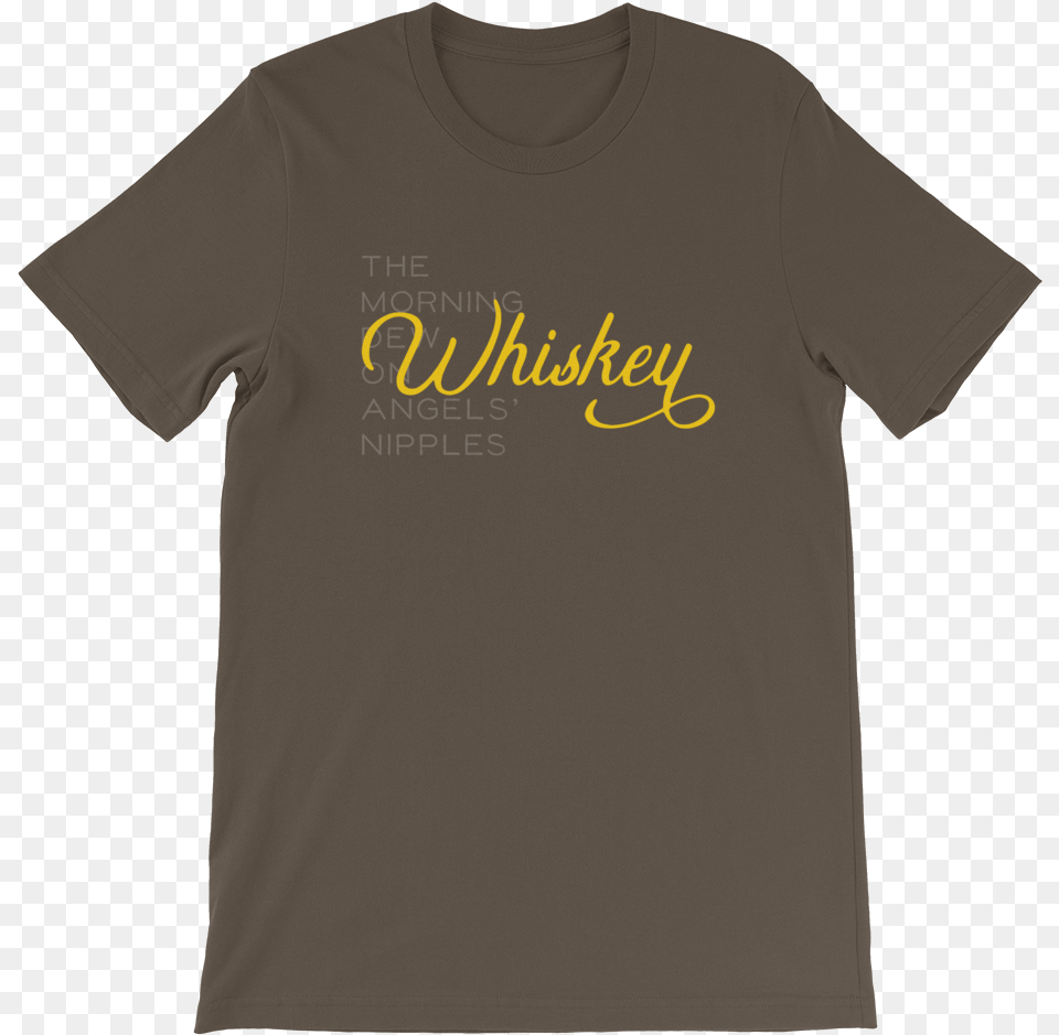 Whiskey Dew Final Mockup Front Flat Army Active Shirt, Clothing, T-shirt Free Transparent Png
