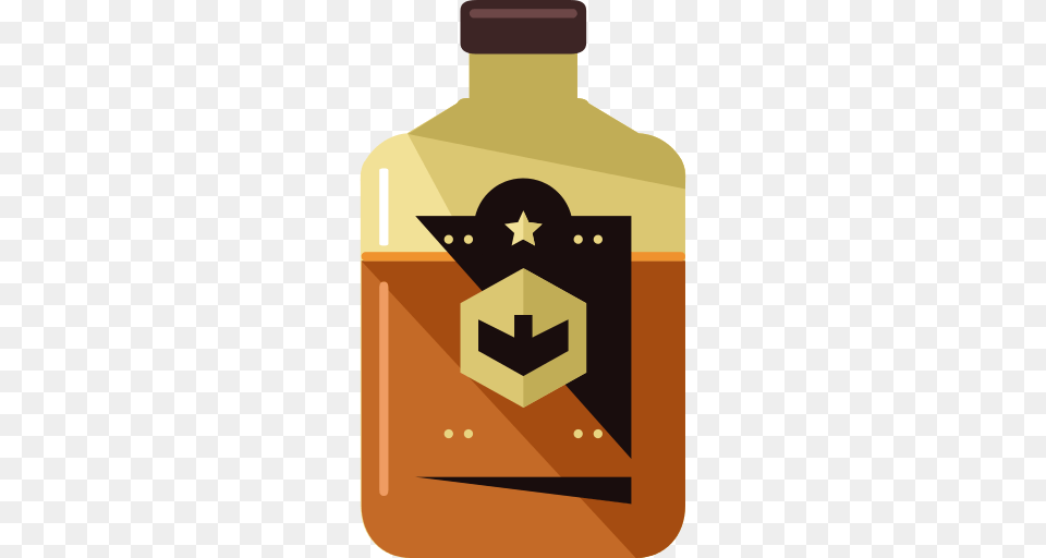 Whiskey Icon, Bottle, Beverage Png Image
