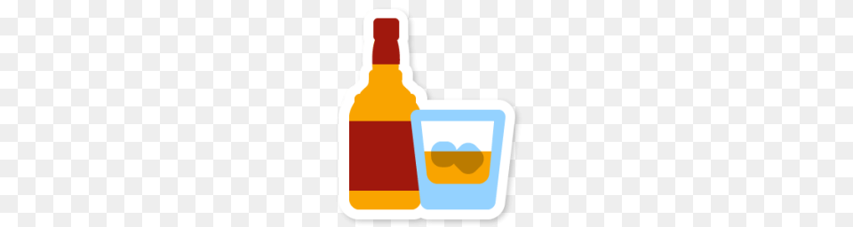 Whiskey Icon Swarm App Sticker Iconset Sonya, Alcohol, Liquor, Bottle, Beverage Free Png Download
