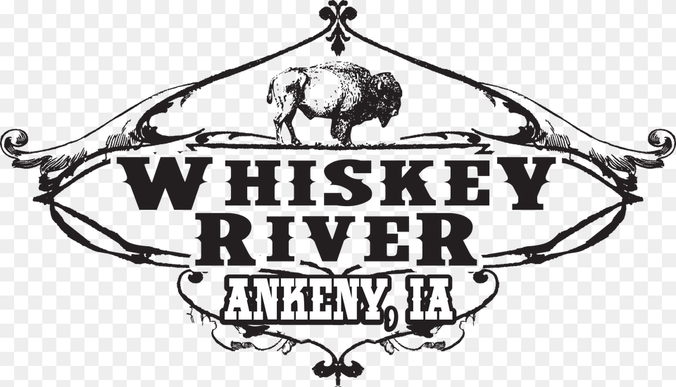 Whiskey River Illustration, Animal, Buffalo, Mammal, Wildlife Free Png