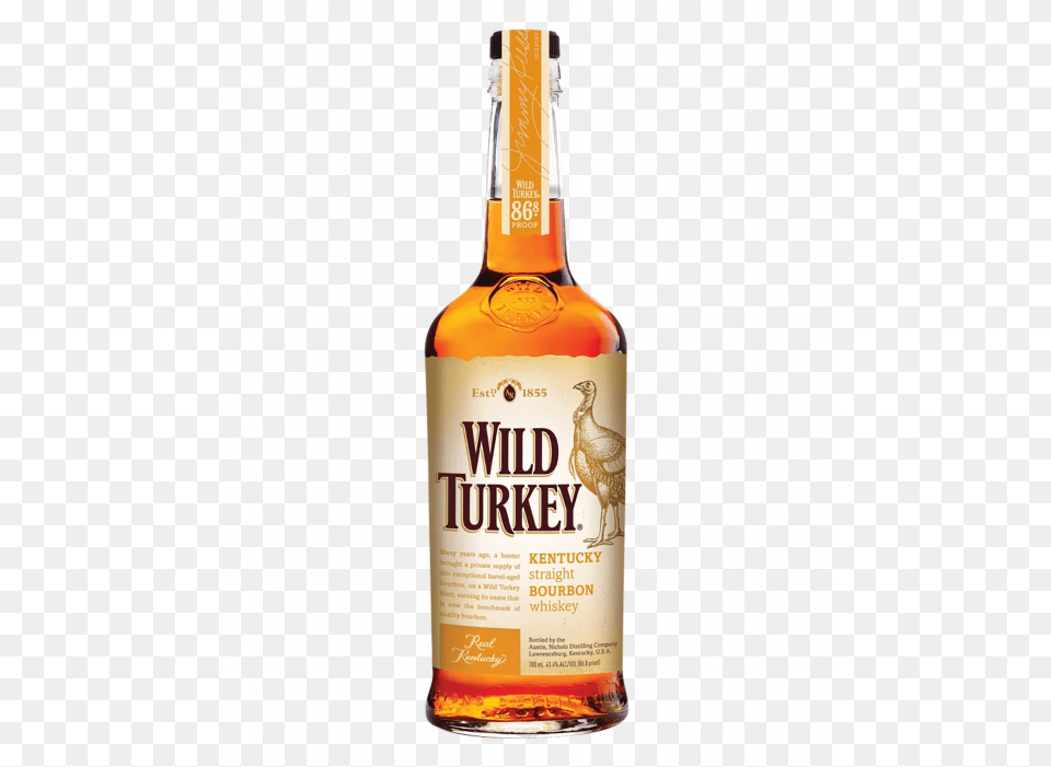 Whiskey Wild Turkey, Alcohol, Beverage, Liquor, Beer Free Transparent Png