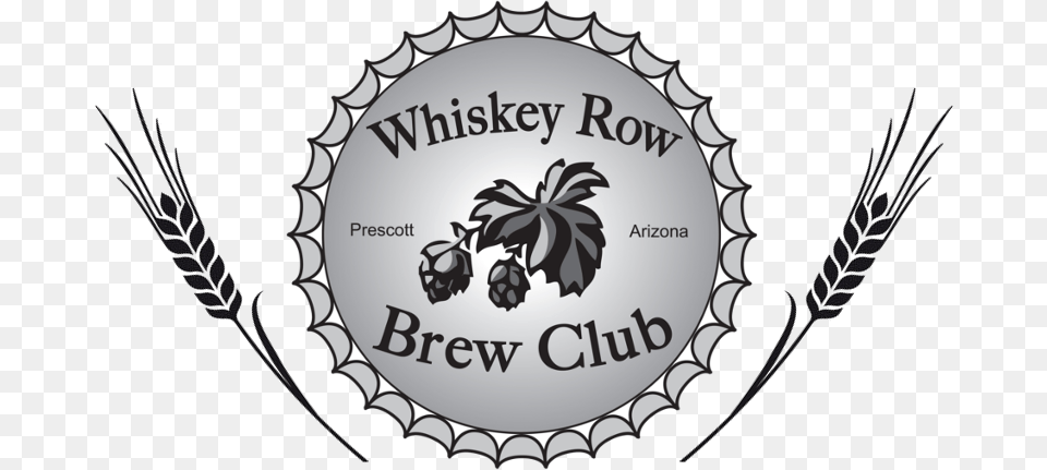 Whisky Brew Label, Emblem, Logo, Symbol, Leaf Png Image