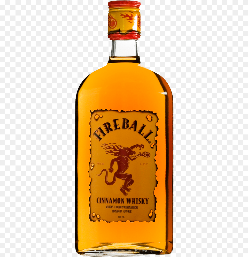 Whisky Fireball, Alcohol, Beverage, Liquor, Person Free Png Download