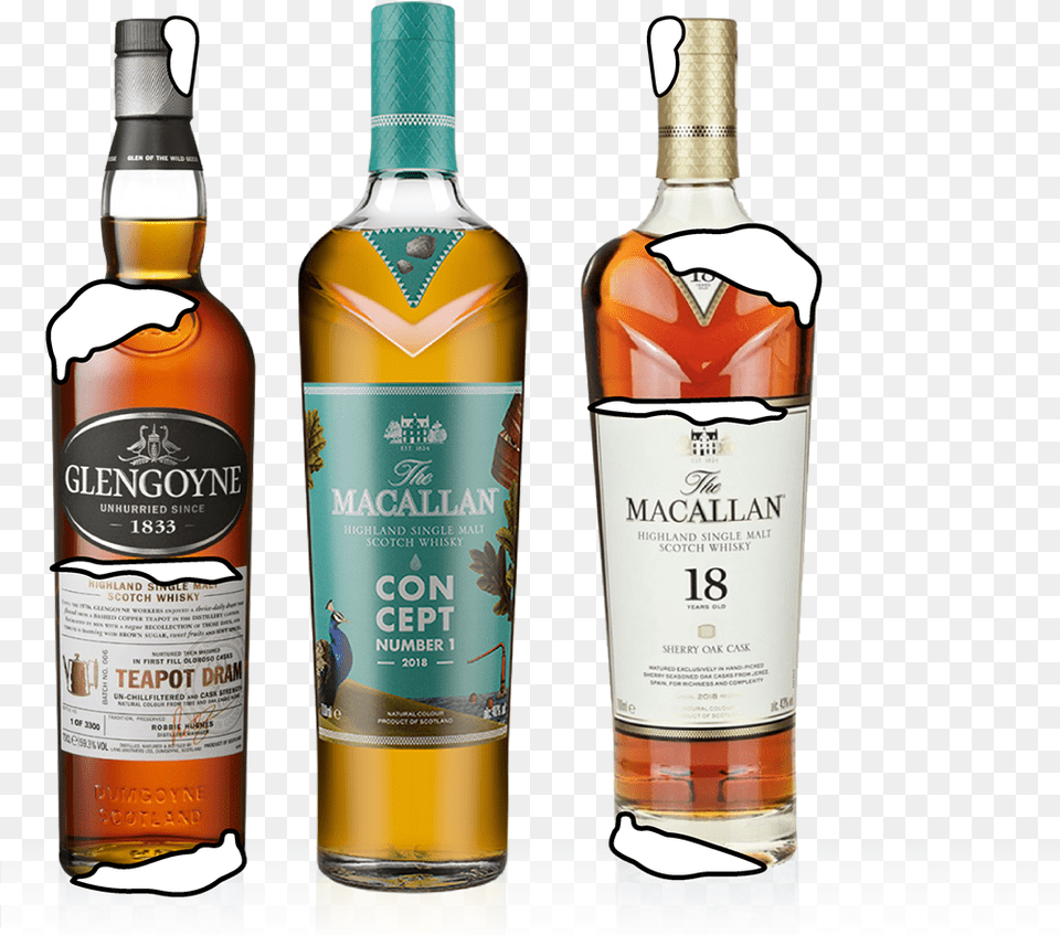 Whisky Foundation Winter Warmup Bottles Macallan Concept, Alcohol, Beverage, Liquor, Beer Free Png Download