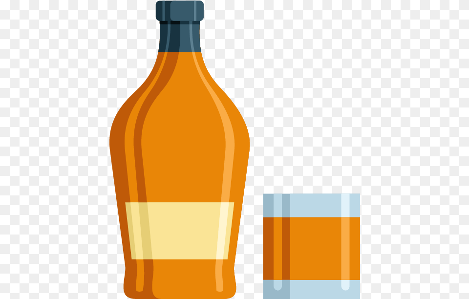 Whisky Rum Wine Distilled Beverage Liqueur Glass Bottle, Juice, Orange Juice, Alcohol, Beer Free Transparent Png