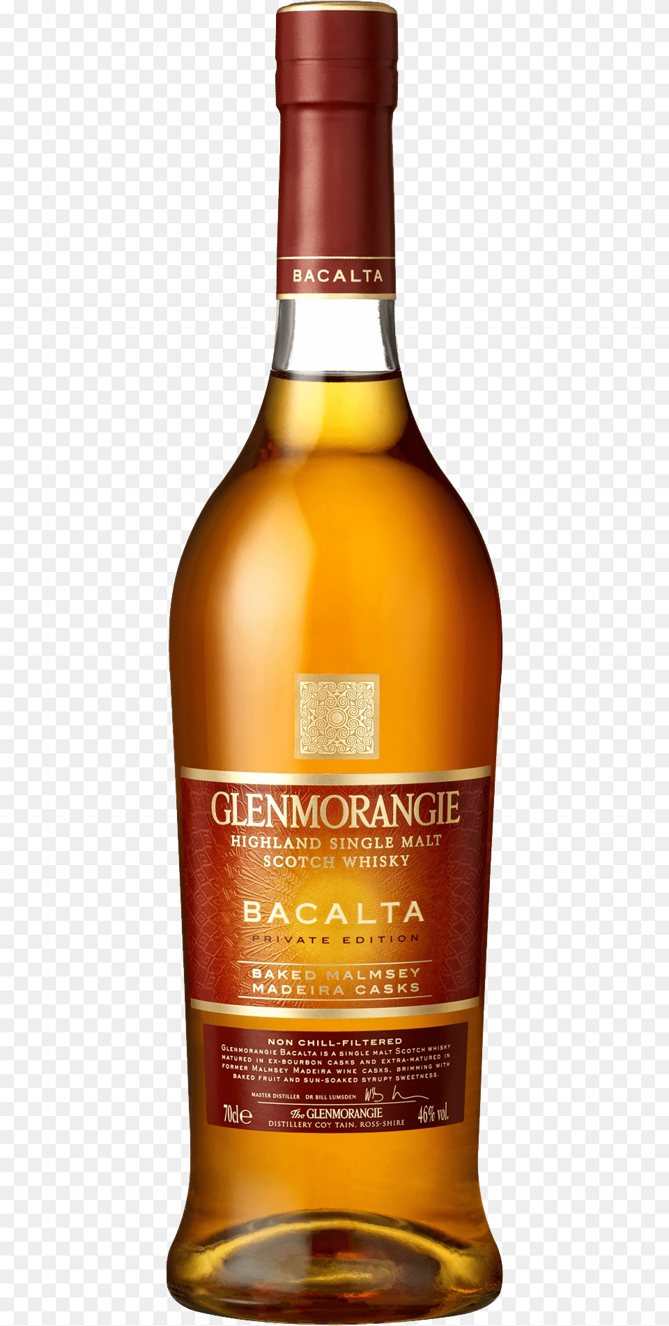 Whisky Whiskey Glenmorangie Bacalta, Alcohol, Beverage, Liquor, Beer Free Png Download