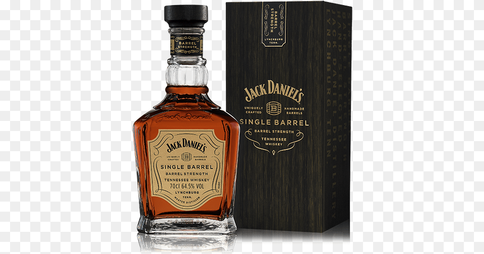 Whisky Whiskey Jack Daniels Single Barrel Strength, Alcohol, Beverage, Liquor, Bottle Free Transparent Png