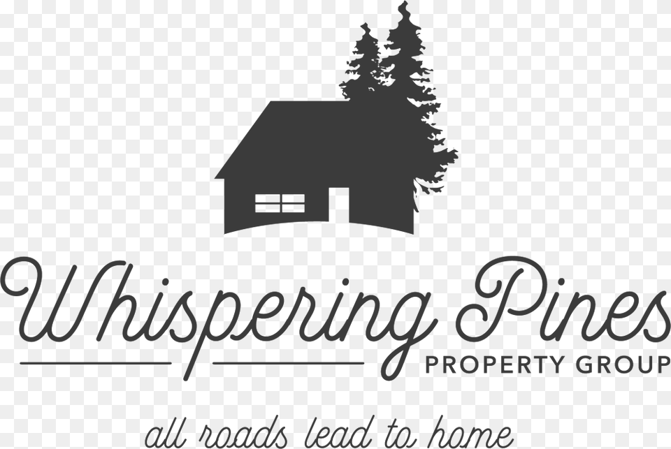 Whisperingpines Pg Logo Charcoal Web Christmas Tree, Plant, Fir, Outdoors, Neighborhood Png Image