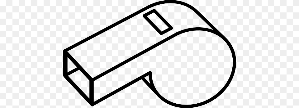 Whistle Clip Art Black And White Free Png Download