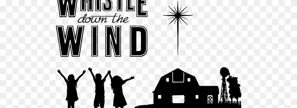 Whistle Down The Wind Black Whistle Down The Wind Musical Logo, Gray Free Png Download