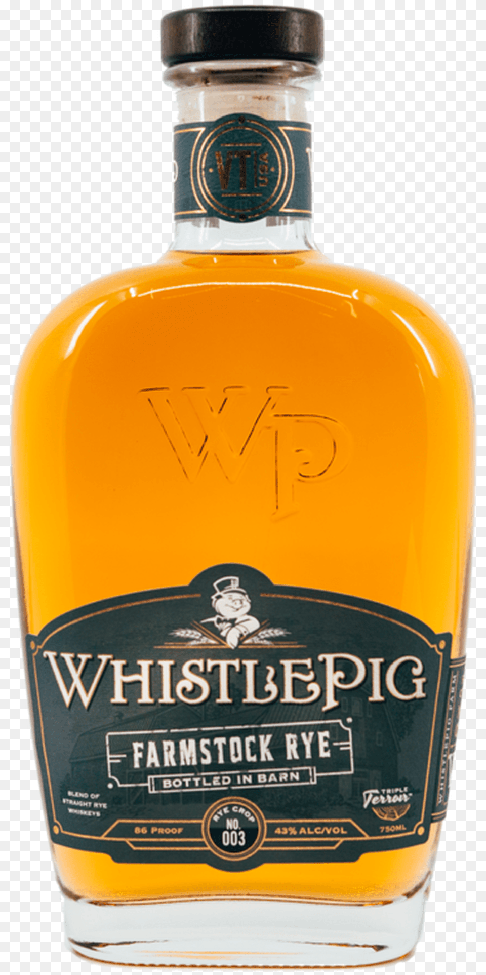 Whistle Pig Farmstock Rye Whiskey Crop Whistlepig Farmstock Rye Crop No, Alcohol, Beverage, Liquor, Whisky Free Png