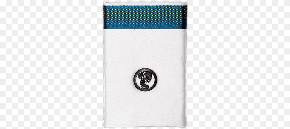 White 100 Silk Hand Tailored Pocket Square With Dark Badge, Accessories, Mailbox Png