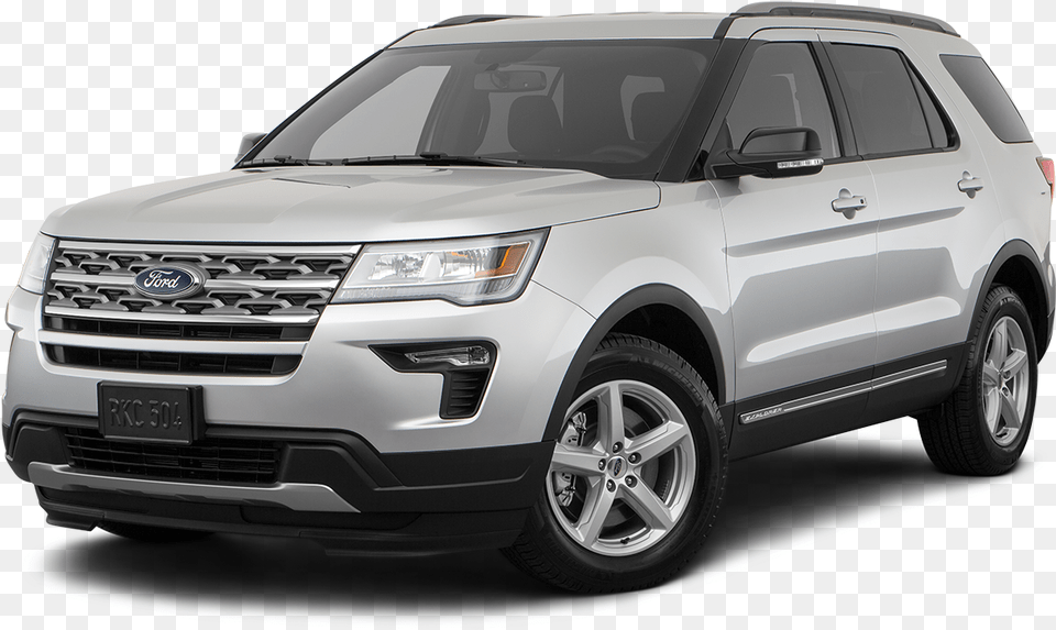 White 2018 Ford Explorer, Suv, Car, Vehicle, Transportation Free Png Download