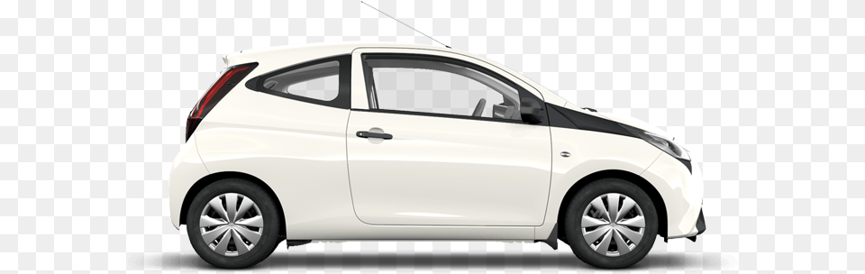 White 3 Door Aygo, Car, Vehicle, Transportation, Sedan Free Png Download