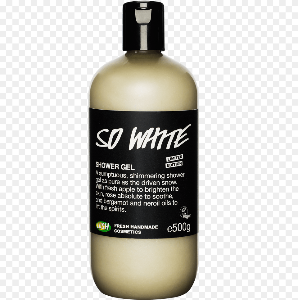 White 500g Bottle Web Lush Shower Gel Lush Soap Lush American Cream, Aftershave, Alcohol, Beer, Beverage Free Png Download