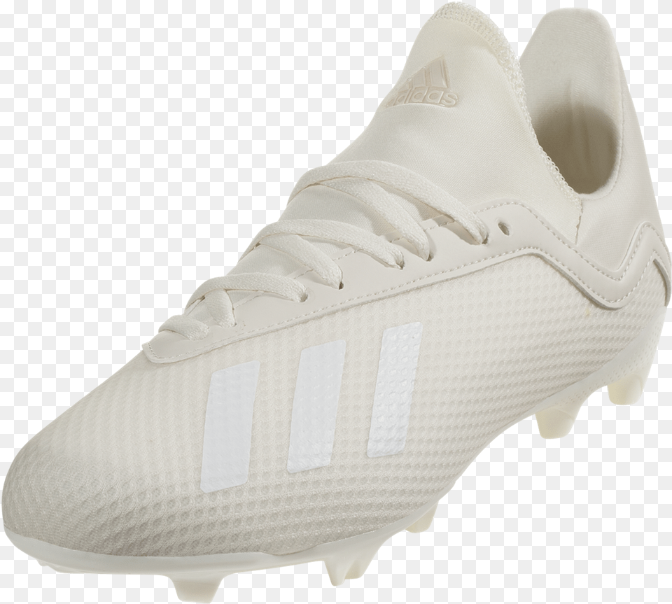 White Adidas Cleats Football Shoes Adidas White, Clothing, Footwear, Shoe, Sneaker Free Png