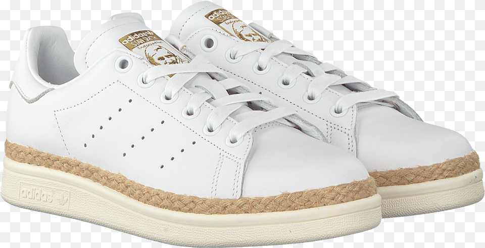 White Adidas Sneakers Stan Smith Bold Skate Shoe, Clothing, Footwear, Sneaker Free Png