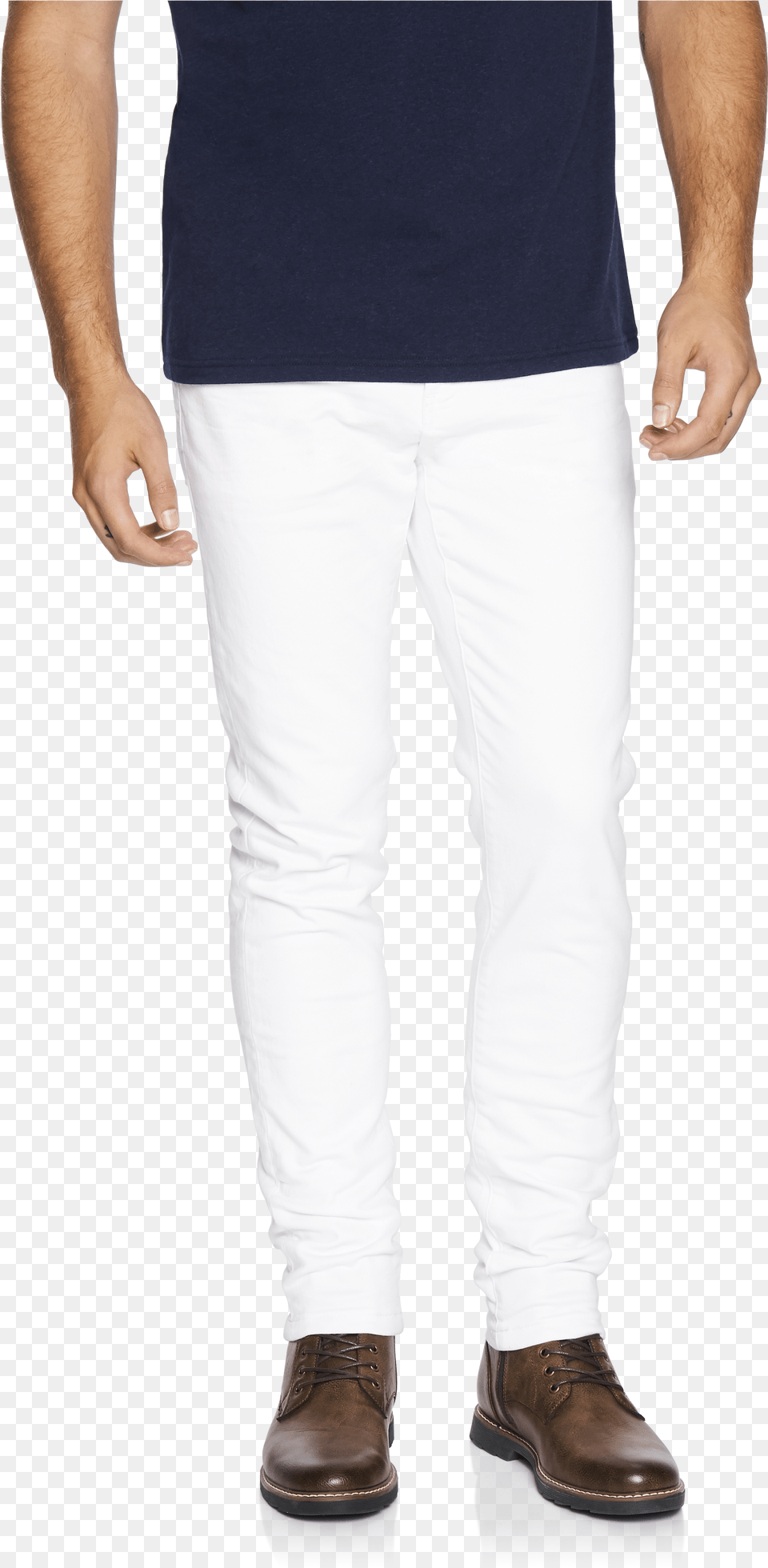 White Amana Slim Tapered Jean Pocket, Clothing, Pants, Adult, Footwear Png