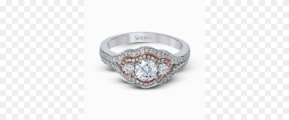 White Amp Rose Gold Engagement Ring Pre Engagement Ring, Accessories, Diamond, Gemstone, Jewelry Free Transparent Png