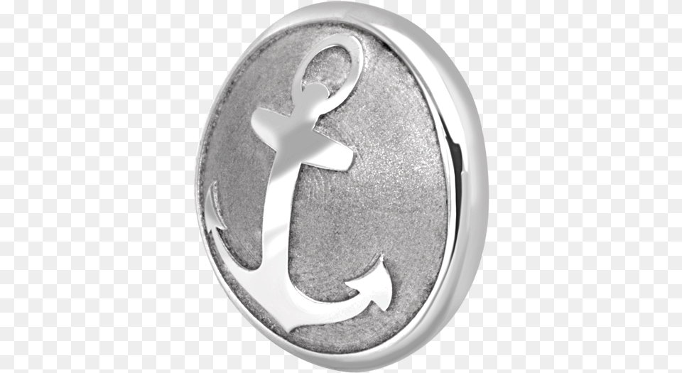 White Anchor Head Emblem, Electronics, Hardware Png Image