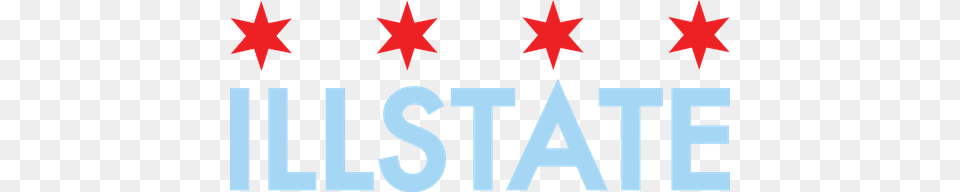 White And Black Chicago Flag Bandana Illstate Clothing, Symbol, Star Symbol, Logo, Text Png Image