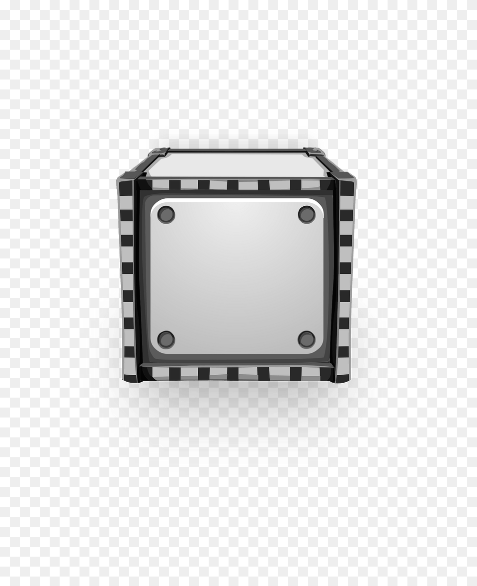 White And Black Storage Display Box Clipart, Photography Png