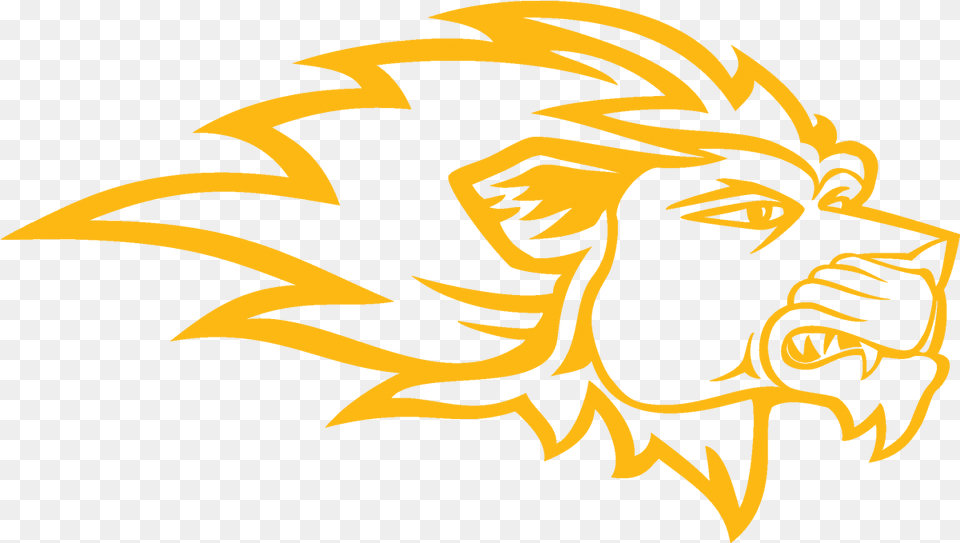 White And Orange Lion Logo Emmanuel College Georgia Logo, Person, Face, Head Free Transparent Png