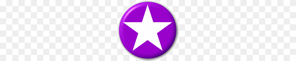 White And Purple Plain Star, Star Symbol, Symbol, Disk Png