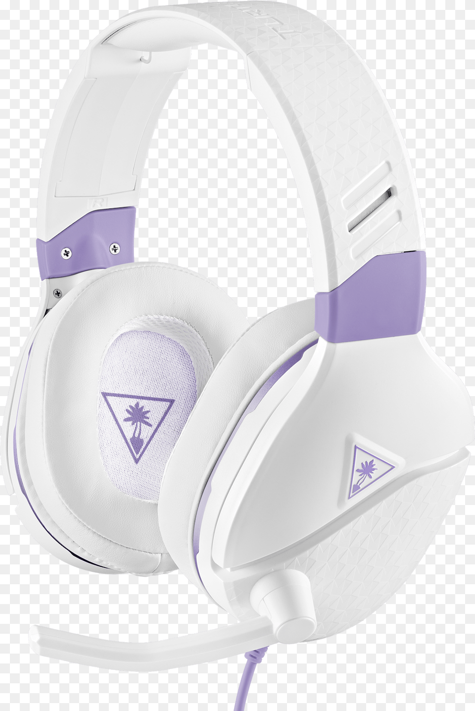 White And Purple Turtle Beach Headset, Electronics, Headphones, Clothing, Hardhat Free Png Download