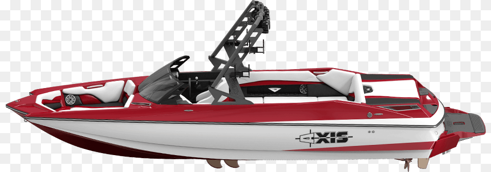 White And Red Axis Boat, Watercraft, Vehicle, Transportation, Sport Free Png