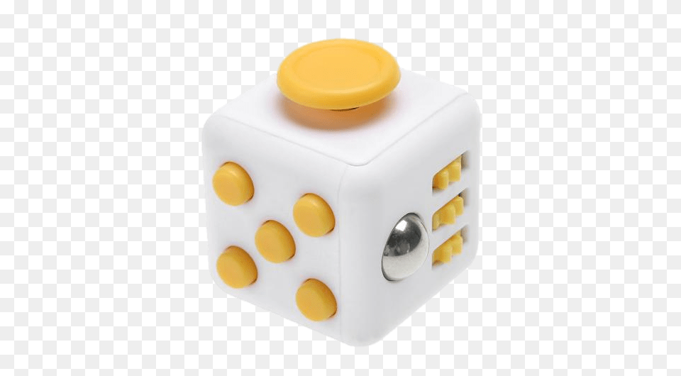 White And Yellow Fidget Cube, Dice, Game, Medication, Pill Png