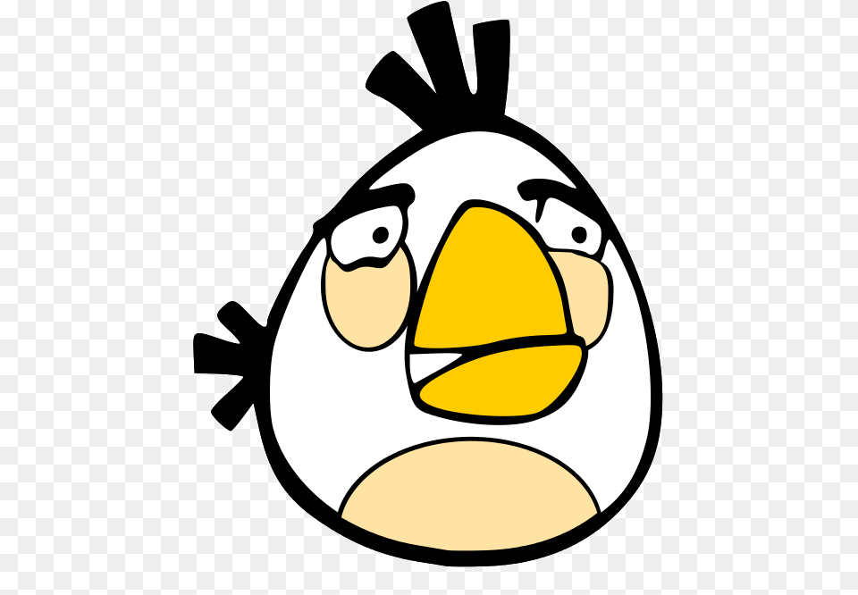 White Angry Birds Characters, Egg, Food, Easter Egg Free Png Download