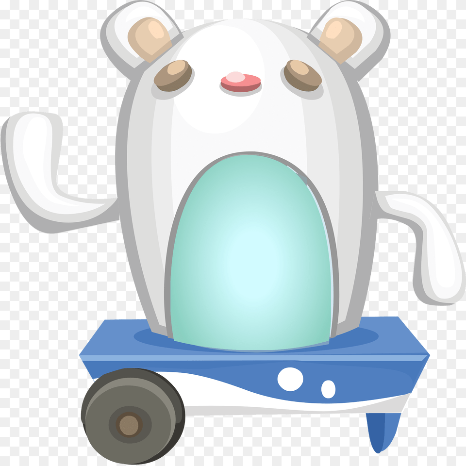 White Animal Toy Clipart, Device, Grass, Lawn, Lawn Mower Png