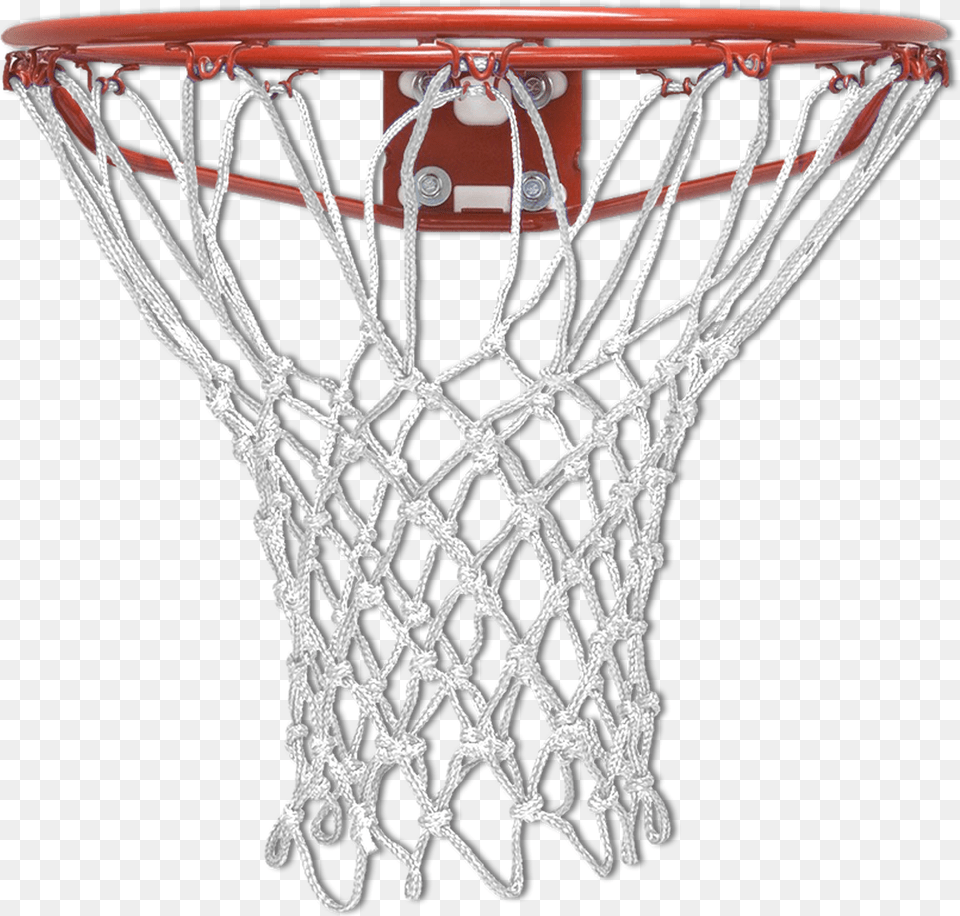 White Anti Transparent Basketball Net, Hoop Png