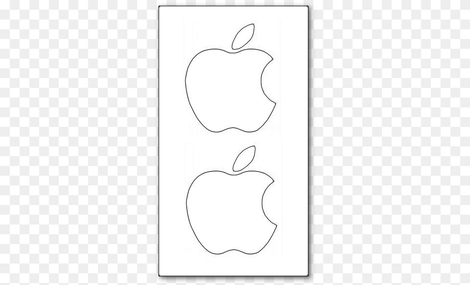White Apple Sticker Set Erotic Line Drawing, Food, Fruit, Plant, Produce Png