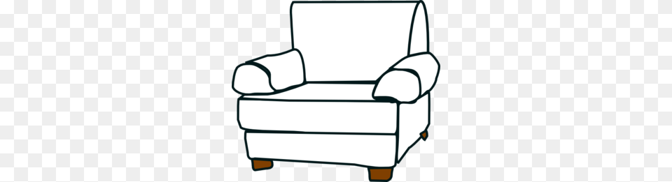 White Armchair Clip Art, Chair, Furniture, Device, Grass Free Png Download