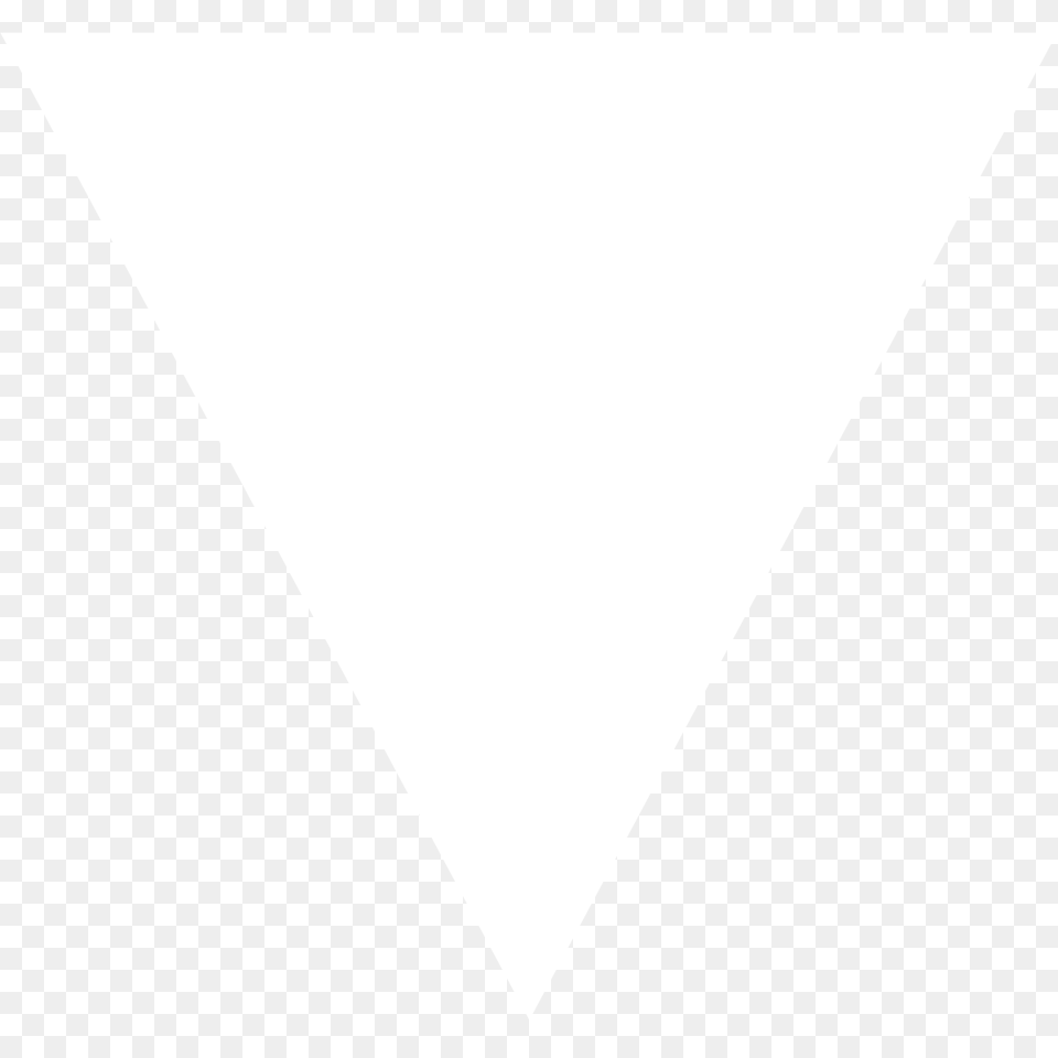 White Arrow Down White Adobe Logo Transparent, Triangle Png