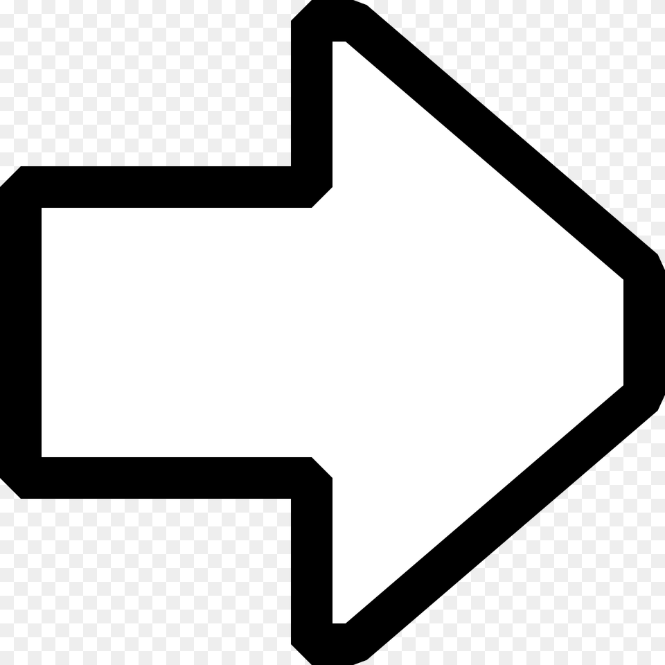 White Arrow Pointing Right, Arrowhead, Weapon Free Transparent Png