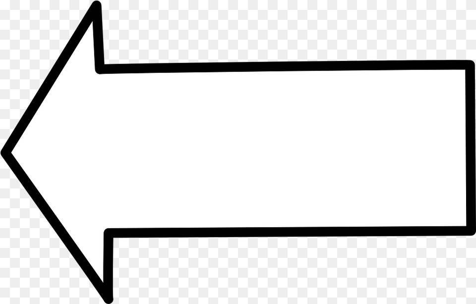 White Arrow Shape Transparent Left White Arrow, Weapon, Symbol Png