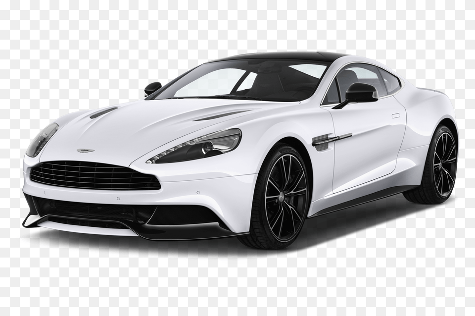 White Aston Martin, Car, Vehicle, Coupe, Transportation Free Png Download