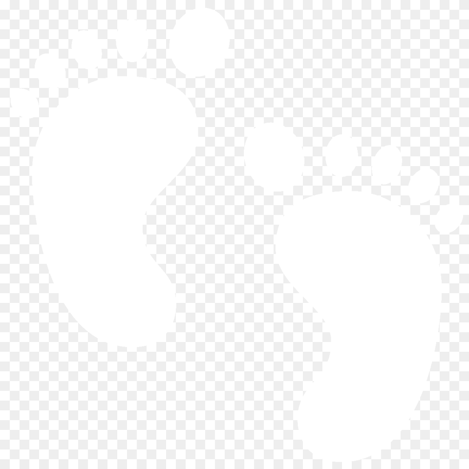 White Baby Footprints, Footprint Free Png Download